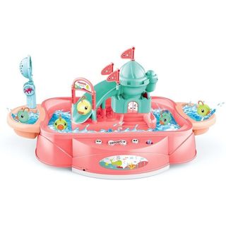 Electric Fishing Game Toy with Rechargeable Water Table