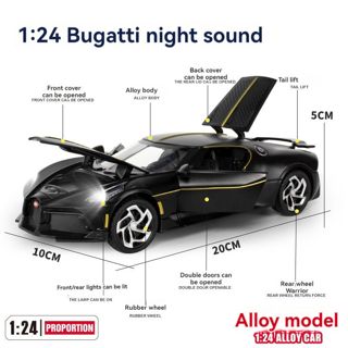 CHT-303385 1:24 Scale Diecast Toys Bugatti Metal Model for Collection C