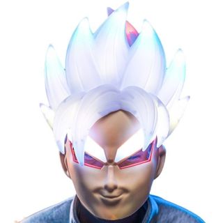 Light-Up PVC Boys' Wearable Full-Face Helmet Cosplay Mask