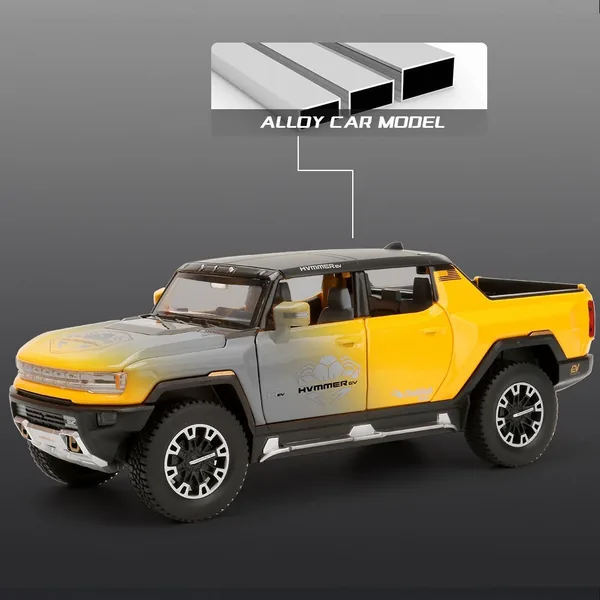 CHT-301045 Diecast Toys HUMMER PICKUP Metal Car Model Kid Cars Collecti