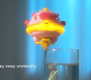 Factory Hot Selling Light-up Balanced Capybara Unicycle Tumbler