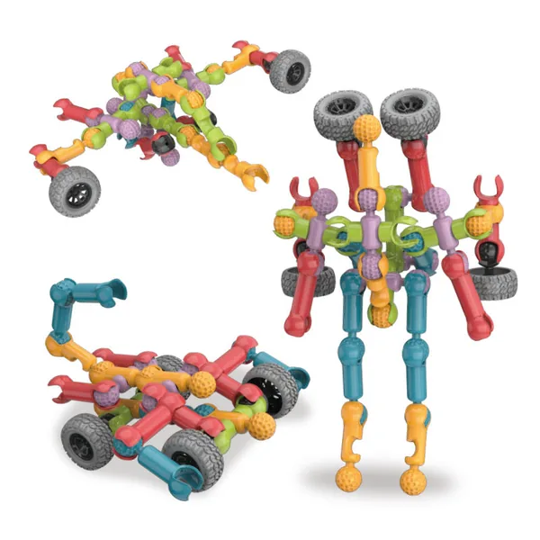 CHT-281094 Custom Building Blocks Educational 72pcs DIY Plastic Smart S