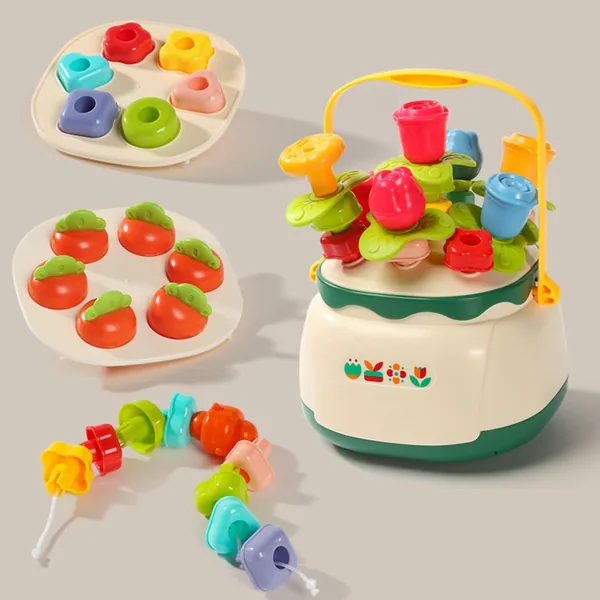 CHT-286102 Flower Building Toys Portable Floral Construction Sets Botan