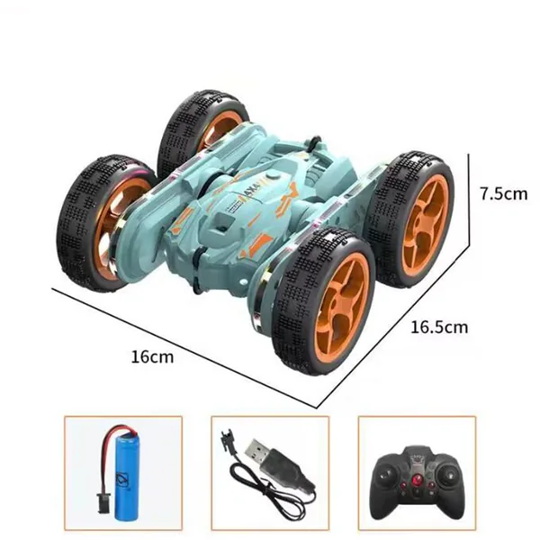 CHT-282855 Remote Control Car 2.4GHz Double Sided Stunt RC Car 4WD 360