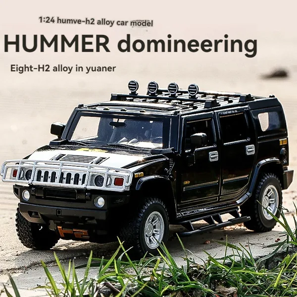 CHT-301047 1:24 Scale Diecast Toys HUMMER Car Toys Metal Model Collecti