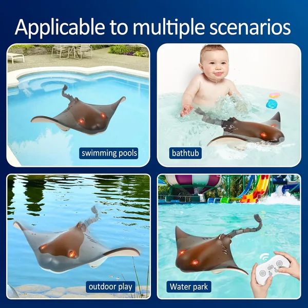 CHT-305027 Remote Control Shark Toy Animals for Kids RC Shark for Pool