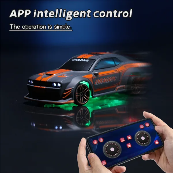 CHT-349382-CPS349377 Mini Alloy Drift RC Car 2.4Ghz Wireless Racing Vehicle Long