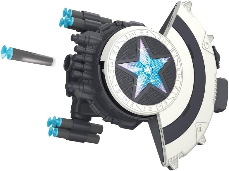 CHT-304606 Dart Shooting Shield Blaster with Light-up Toys Soft Bullet