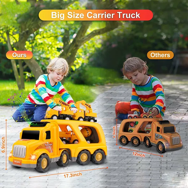 CHT-261068 Christmas Birthday Gifts Toddler Boys Girls Construction Veh