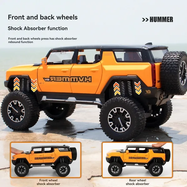 CHT-301046 Big Off-roads Wheel Diecast Toys Car HUMMER Metal Model Coll