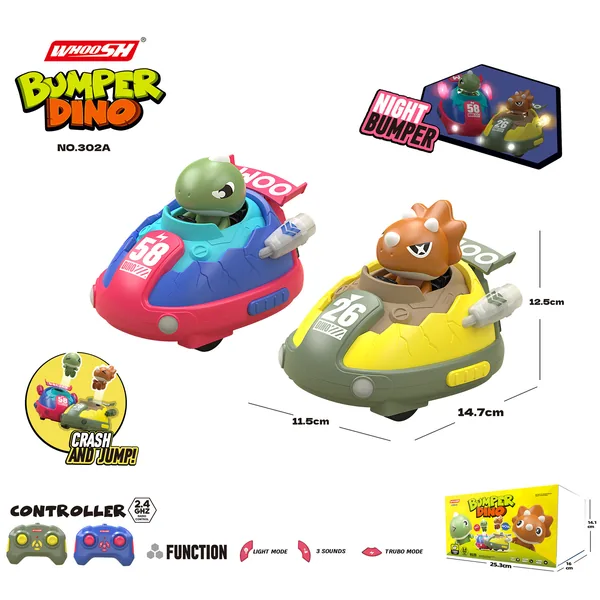 CHT-312668 Remote Control Cars for Kids Toy Animals Dinosaur RC Ejectin