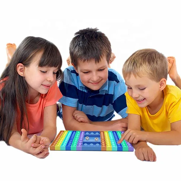 CHT-233580 Fun Push Bubble Fidgets Sensory Game Toy Push Simple Stress