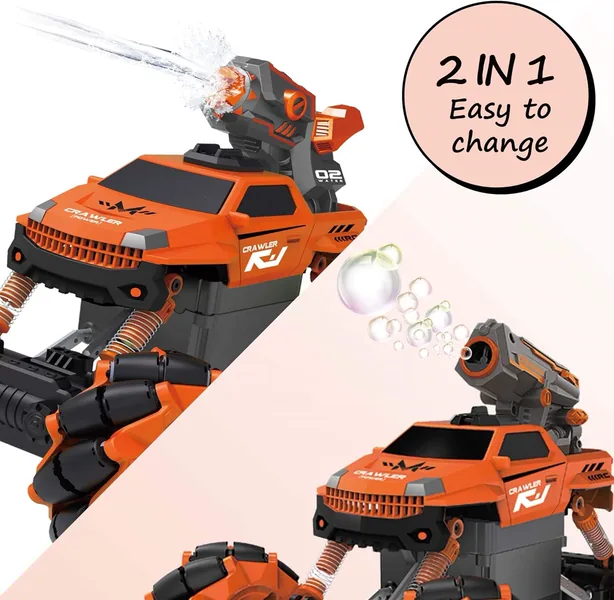 CHT-284638 Remote Control Stunt RC Car for Kids 2 in 1 Interchangeable