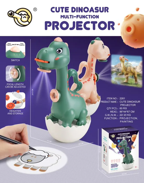 CHT-311755 Dinosaur Projector Drawing Toy image