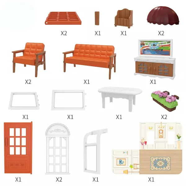 CHT-260997 Diary Diy House Toy Kids Educational Toys Wholesale Miniatur