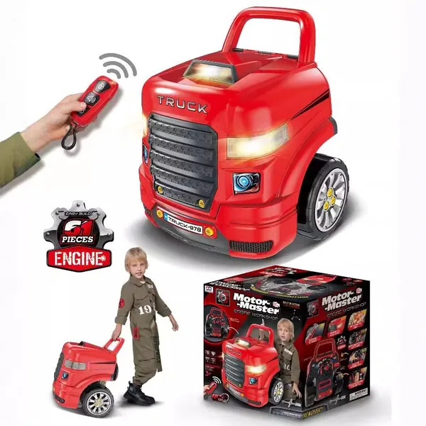 CHT-217422-CPS217421-CPS217424-CPS217423 Kids Truck Engine Toy Mechanic Car Repair Set Engine Disasse