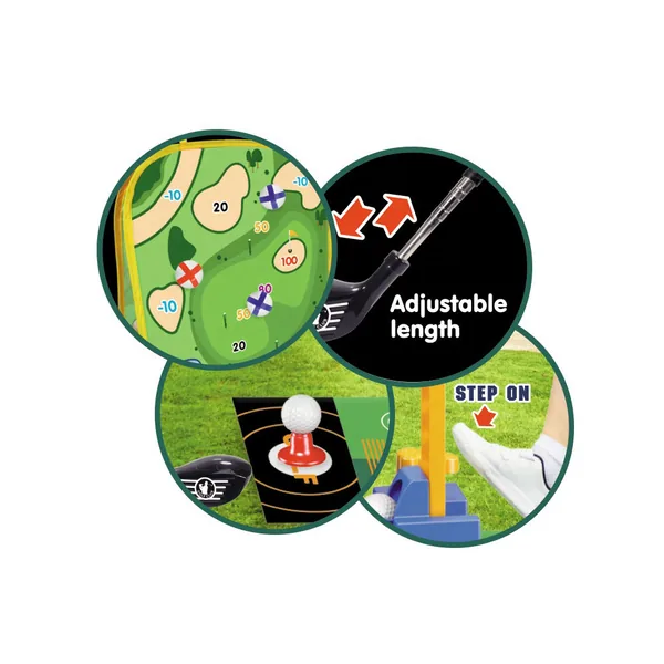 CHT-305382 2024 New Outdoor Golf Game Set for Children Featuring Puttin