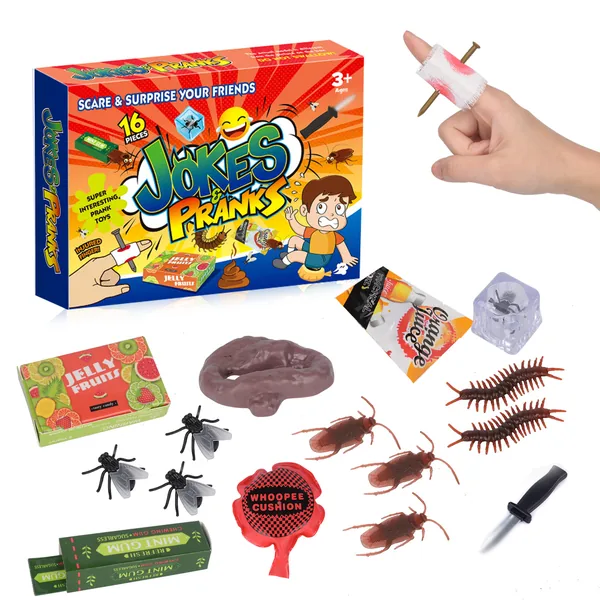 CHT-316536 Prank Kit Funny Gag Gifts Joke Box Practical Jokes Perfect P