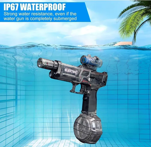 CHT-305227 Long Range Electric Water Gun with Interactive Light-up Toys