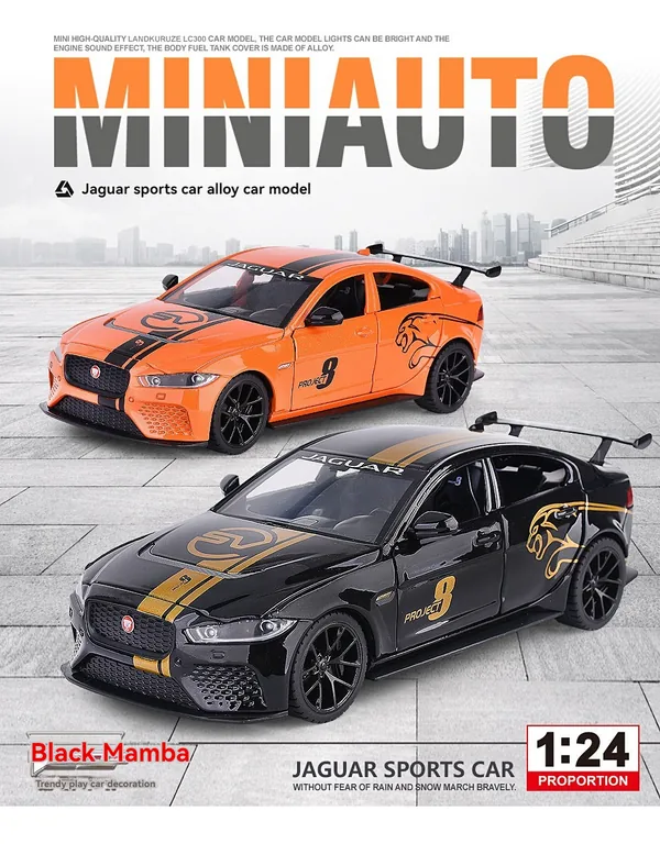 CHT-301050 1/24 Big Size Diecast Toys Car Ja-guar Pace TROPHY Metal Mod