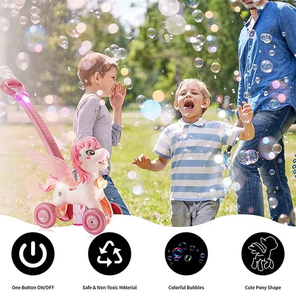 CHT-232756 Bubble Launcher Kids Bubble Gun Electric Bubble Machine Gun