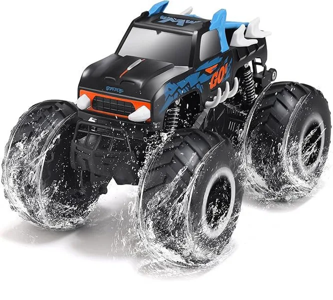 UNRESOLVED-1601530384296 1/16 Scale Waterproof 2.4G 4-Channel RC Truck Car with Charg