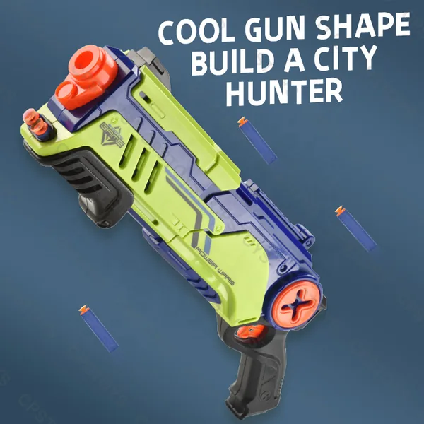 CHT-292894 2 in 1 Blaster With Soft Bullet Gun Kids Toy Gun Foam Blaste