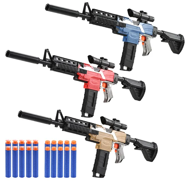 CHT-240867 M416 EVA Burst Soft Bullet Gun Toy for Boys Girls Outdoor Pl