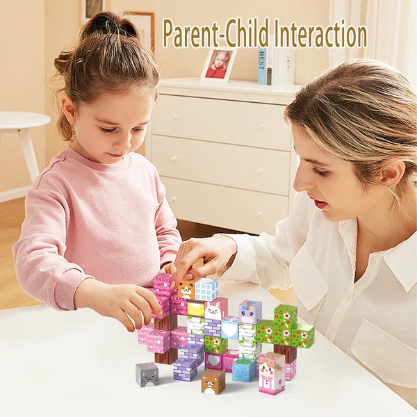 CHT-341104 40pcs Magnetic Building Blocks Stacking Toys for Kids Learni
